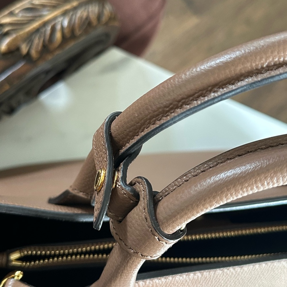 Burberry Dark Sand Banner Bag - Picture 6 of 13